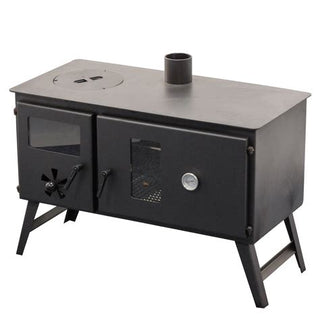 CAMPING STOVE WITH HOT WATER TANK