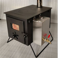 CAMPING STOVE WITH HOT WATER TANK