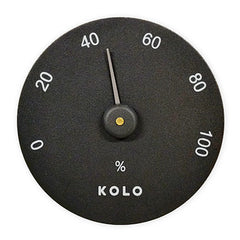 Black gauge with a needle pointing to 40%, labeled 'Kolo' on a white background