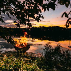 Fire Pit Art  Manta Ray Sculptural Fire Pit – MR