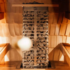 HUUM Steel Electric Sauna Heater Package 6-10.5kW | UKU Wi-Fi | Stones Included | Made in Estonia