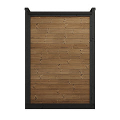 SaunaLife GL4 4-Person Outdoor Sauna Cabin Porch Glass Front