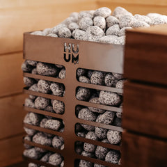 HUUM Steel Electric Sauna Heater Package 6-10.5kW | UKU Wi-Fi | Stones Included | Made in Estonia
