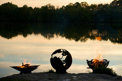 Fire Pit Art Third Rock Sculptural Fire Pit – TR