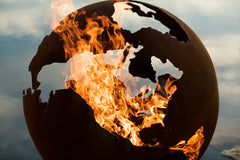 Fire Pit Art Third Rock Sculptural Fire Pit – TR