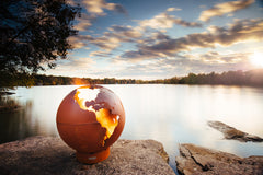 Fire Pit Art Third Rock Sculptural Fire Pit – TR