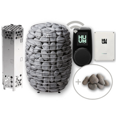 HUUM Hive Electric Sauna Heater Package 12/15/18kW | UKU Wi-Fi | Stones Included | Made in Estonia