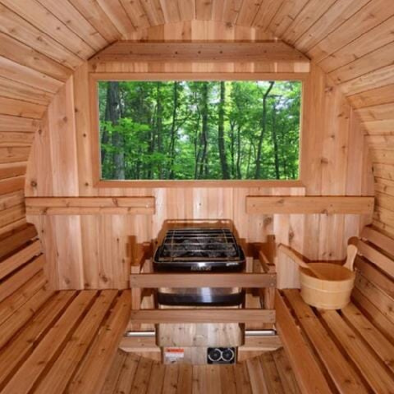 Harvia KIP 8kW Wall-Mount Electric Sauna Heater | Built-In Controls | Made in Finland