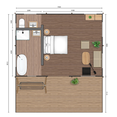 YALA Stardust 40 Luxury Canvas Hotel Suite | 2 Guests | Double Roof | Resort Lodge