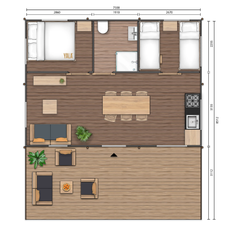 YALA Stardust 40 Luxury Canvas Family Suite | 2-Bedroom | 4–5 Guests | Double Roof