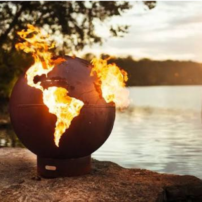 Fire Pit Art Third Rock Sculptural Fire Pit – TR