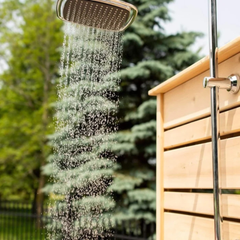 Dundalk LeisureCraft Savannah Standing Outdoor Cedar Shower CTC205