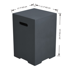 Elementi Plus Square Marble Porcelain Tank Cover – ONB402