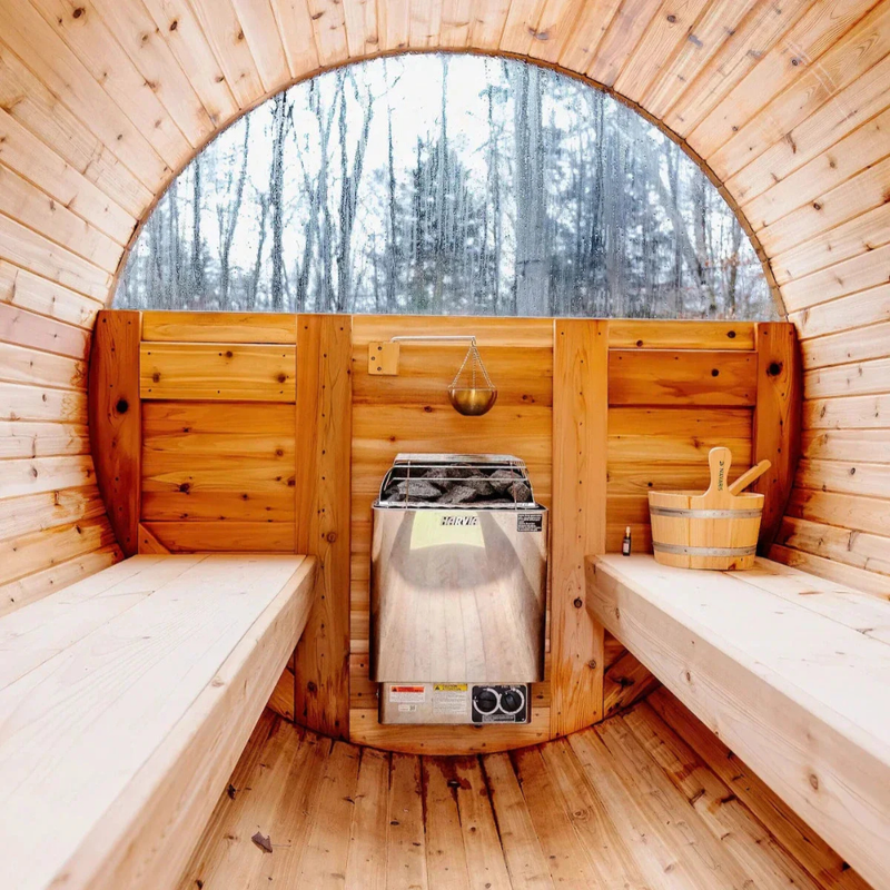 Harvia KIP 6kW Wall-Mount Electric Sauna Heater | Built-In Controls | Made in Finland