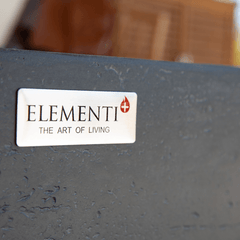 Elementi Plus Positano 60" Rectangular Concrete Fire Pit Table | 60K BTU | Gas or Propane