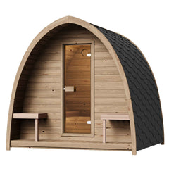SaunaLife G3 Outdoor Pod Sauna Arched Roof Nordic