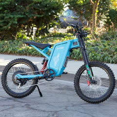 FreeGo X2 Pro All-Terrain Dirt eBike blue side view