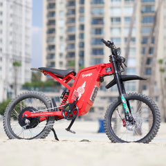 FreeGo X2 Pro All-Terrain Dirt eBike red side view