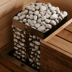 HUUM Steel Electric Sauna Heater Package 6-10.5kW | UKU Wi-Fi | Stones Included | Made in Estonia