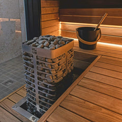 HUUM Steel Electric Sauna Heater Package 6-10.5kW | UKU Wi-Fi | Stones Included | Made in Estonia