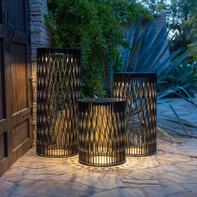 Les Jardins Dala Solar Portable Outdoor LED Lantern