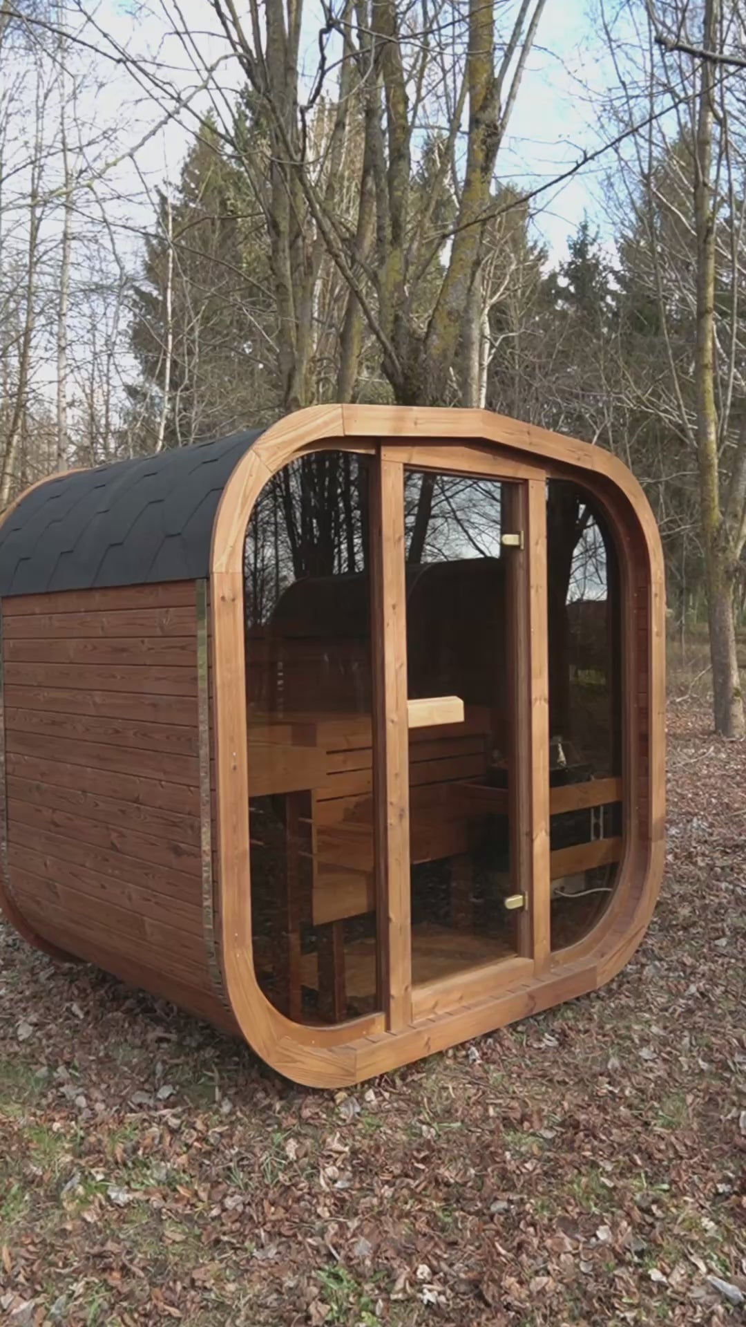 Mande Spa USA  MW16 ThermoWood Outdoor Sauna – MW16-2504/0001