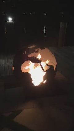 Fire Pit Art Third Rock Sculptural Fire Pit – TR