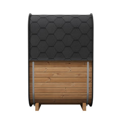 SaunaLife CL3G 2-Person Outdoor Cube Sauna Glass Front