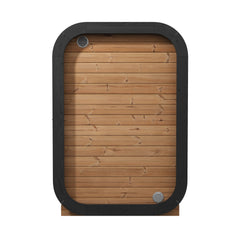 SaunaLife CL3G 2-Person Outdoor Cube Sauna Glass Front