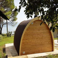 SaunaLife G3 Outdoor Pod Sauna Arched Roof Nordic