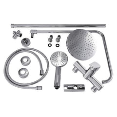 SaunaLife R3 Outdoor Barrel Shower Dual-Head Nordic