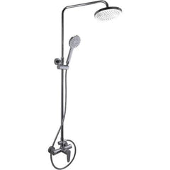SaunaLife R3 Outdoor Barrel Shower Dual-Head Nordic